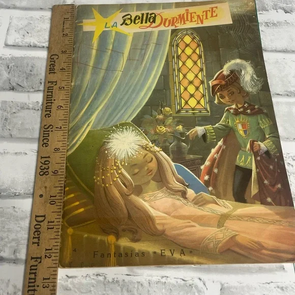 Vintage La Bella Durmiente. Spain. Sleeping Beauty. Spanish Soft bound book. - Picture 14 of 16
